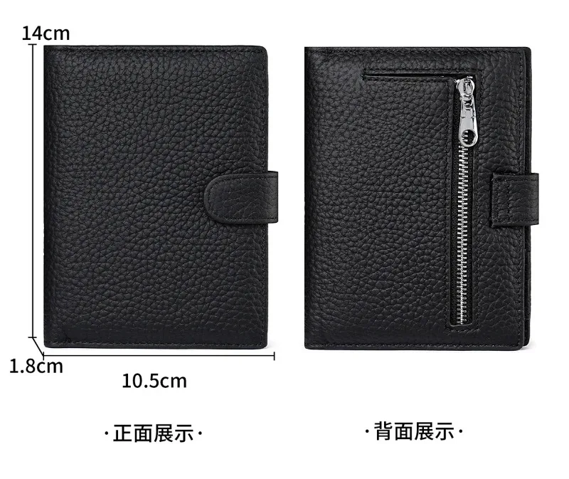Luxury Genuine Leather Passport Holder Cover Travel Wallet RFID Blocking Card Bag Ticket Holder Travel Accessories for Women Man
