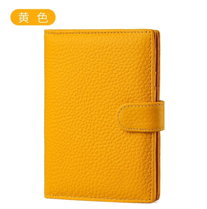 Luxury Genuine Leather Passport Holder Cover Travel Wallet RFID Blocking Card Bag Ticket Holder Travel Accessories for Women Man