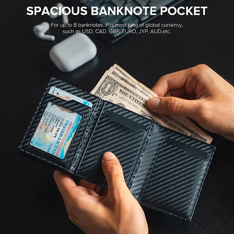 Automatic Pop Up Wallet RFID Blocking Multicolor, Slim Aluminum Metal Ejector Minimalist Credit Card Holder Case for Men