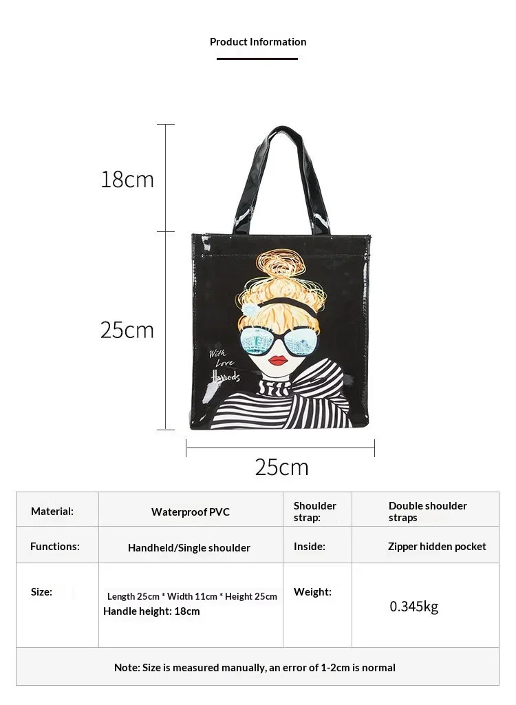 Fashion Shoulder Bag, Handbag, Bento Bag, Tutoring Bag, Storage Bag