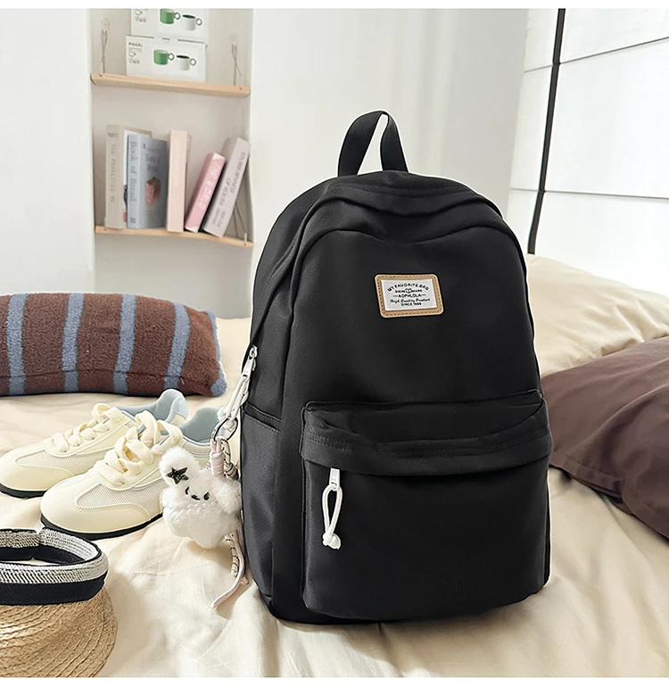 New Women's Backpack Daily Travel Female Multi-pocket Casual Woman Man Travel Bag Schoolbag for Teenage Girl Boy Laptop Knapsack