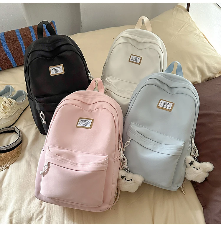 New Women's Backpack Daily Travel Female Multi-pocket Casual Woman Man Travel Bag Schoolbag for Teenage Girl Boy Laptop Knapsack