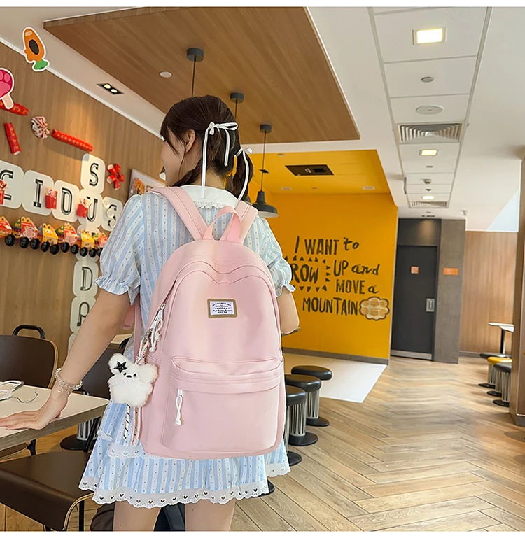 New Women's Backpack Daily Travel Female Multi-pocket Casual Woman Man Travel Bag Schoolbag for Teenage Girl Boy Laptop Knapsack