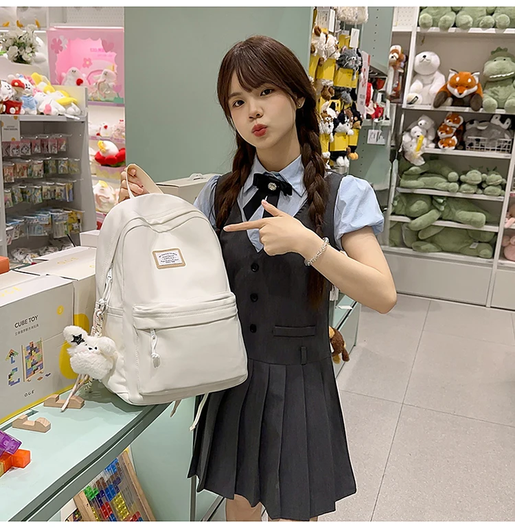 New Women's Backpack Daily Travel Female Multi-pocket Casual Woman Man Travel Bag Schoolbag for Teenage Girl Boy Laptop Knapsack