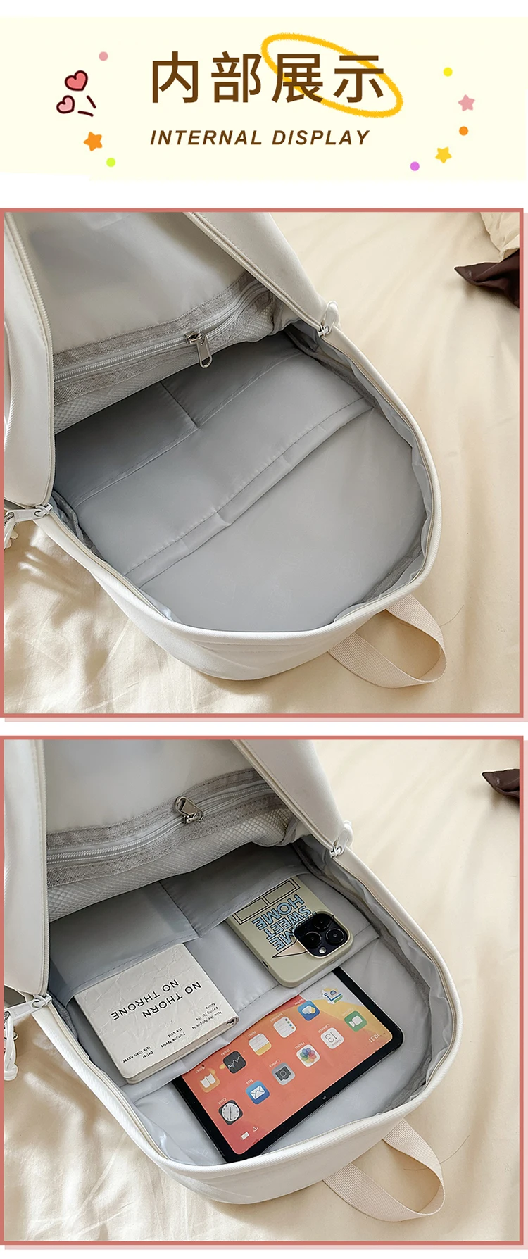 New Women's Backpack Daily Travel Female Multi-pocket Casual Woman Man Travel Bag Schoolbag for Teenage Girl Boy Laptop Knapsack