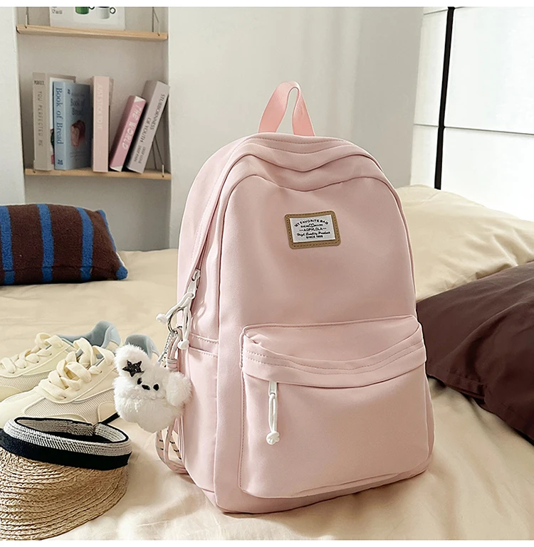 New Women's Backpack Daily Travel Female Multi-pocket Casual Woman Man Travel Bag Schoolbag for Teenage Girl Boy Laptop Knapsack
