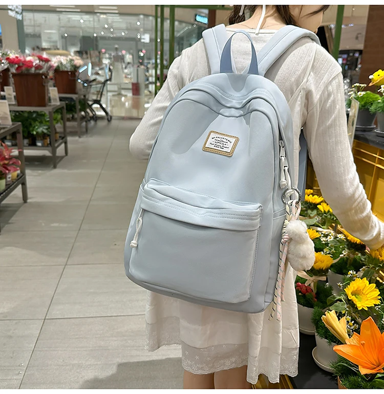 New Women's Backpack Daily Travel Female Multi-pocket Casual Woman Man Travel Bag Schoolbag for Teenage Girl Boy Laptop Knapsack