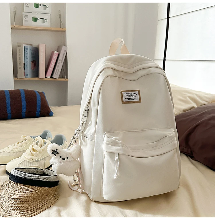 New Women's Backpack Daily Travel Female Multi-pocket Casual Woman Man Travel Bag Schoolbag for Teenage Girl Boy Laptop Knapsack