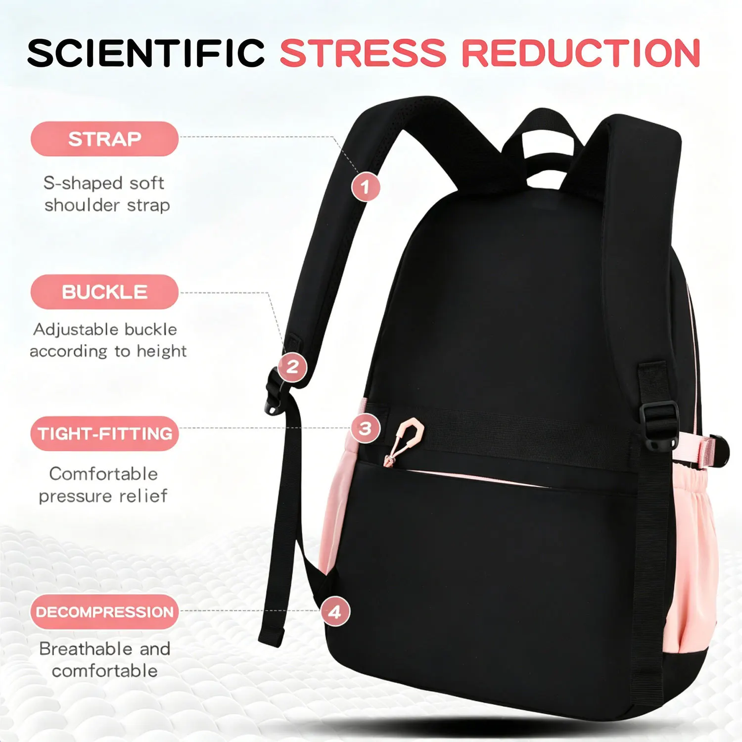 Children School Bags Set Girls Large Schoolbag Kawaii Primary School Backpack Kids Book Bag Waterproof Laptop Travel Rucksack