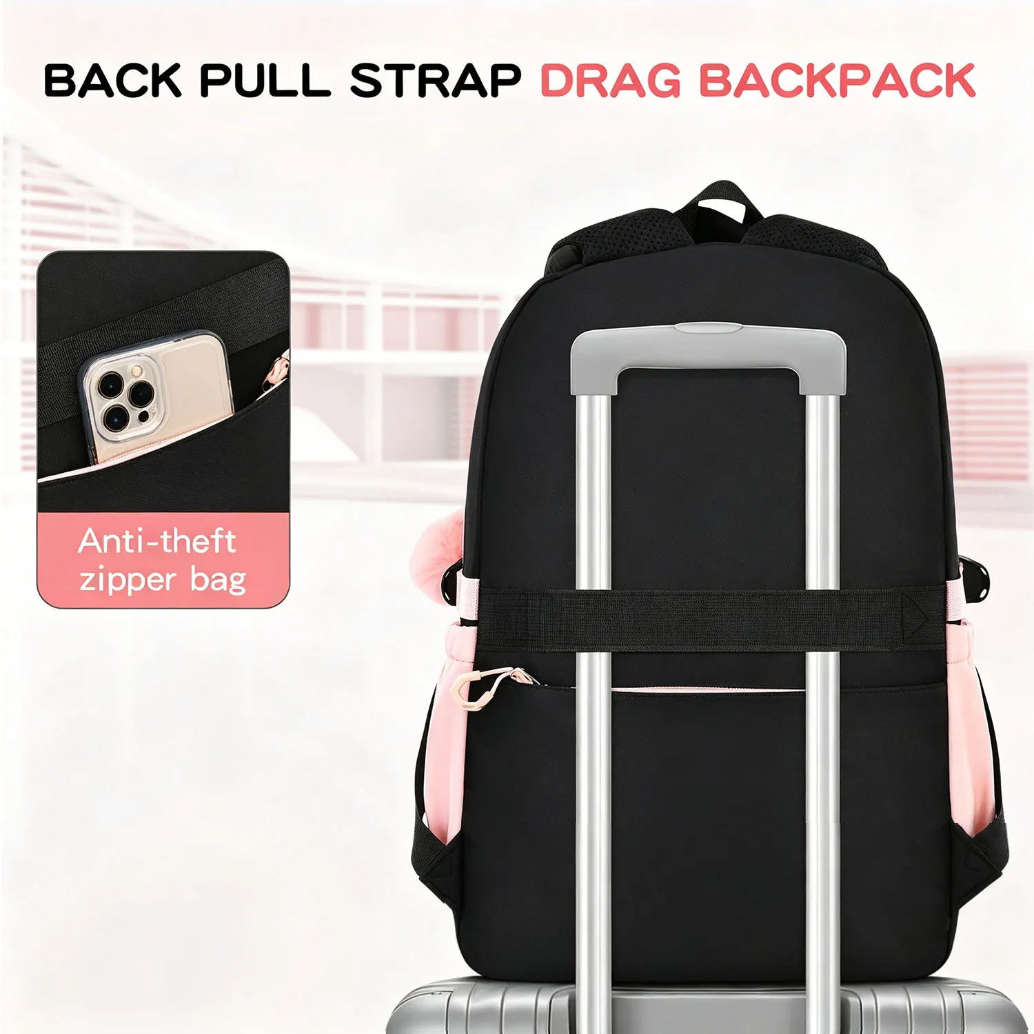 Children School Bags Set Girls Large Schoolbag Kawaii Primary School Backpack Kids Book Bag Waterproof Laptop Travel Rucksack