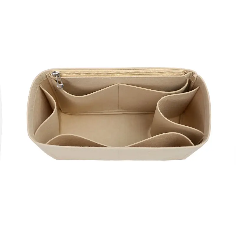 Women Felt Insert Bag Purse Organizer Fits For LOE-WE PUZZLE Makeup Purse Cosmetic Bags Women Luxury Designer Bag Organizer