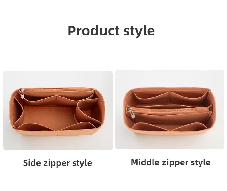 Women Felt Insert Bag Purse Organizer Fits For LOE-WE PUZZLE Makeup Purse Cosmetic Bags Women Luxury Designer Bag Organizer
