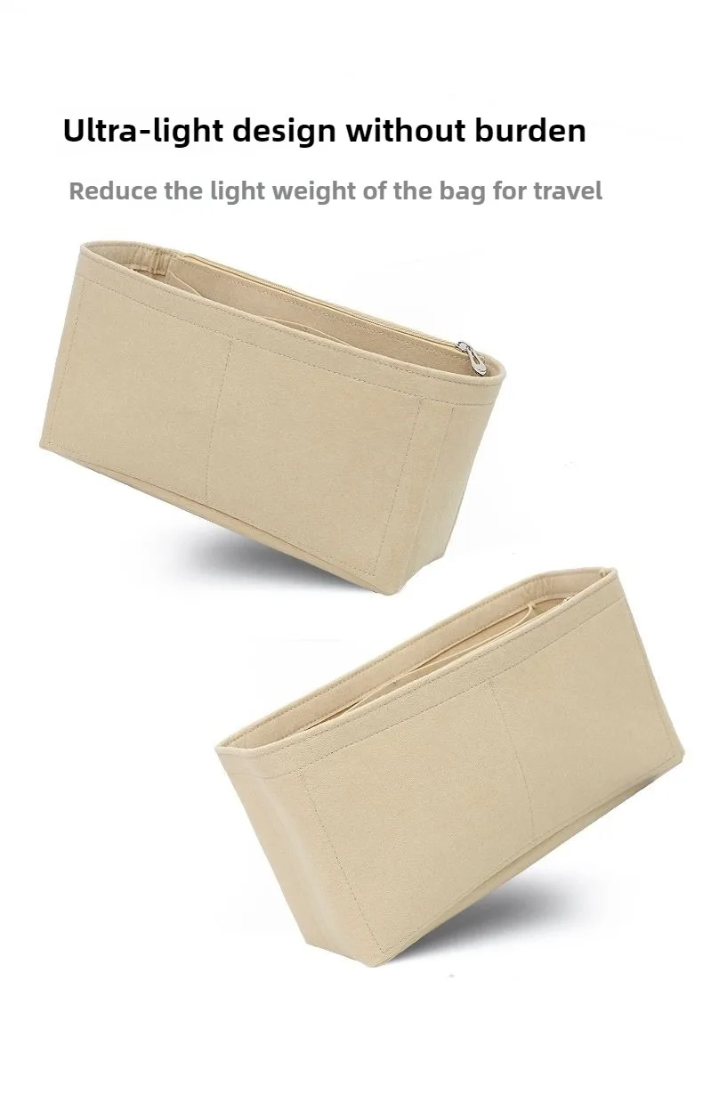Women Felt Insert Bag Purse Organizer Fits For LOE-WE PUZZLE Makeup Purse Cosmetic Bags Women Luxury Designer Bag Organizer