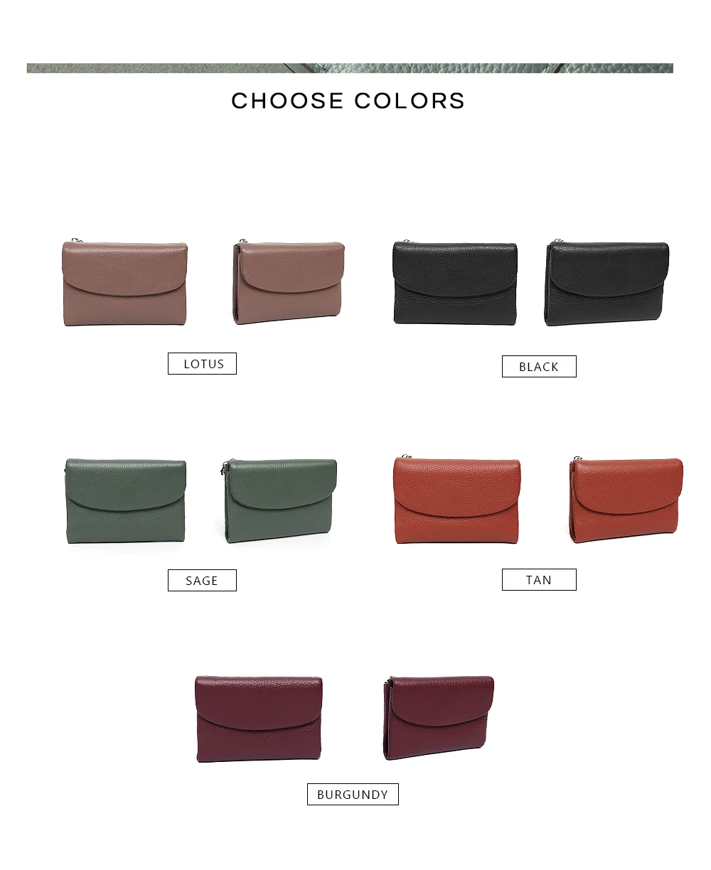 Women‘s Minimalist Short Wallet Classic Real Leather Magnet Flap Trifold Coin Purse Multi Slots Card Holder Portable Daily Use