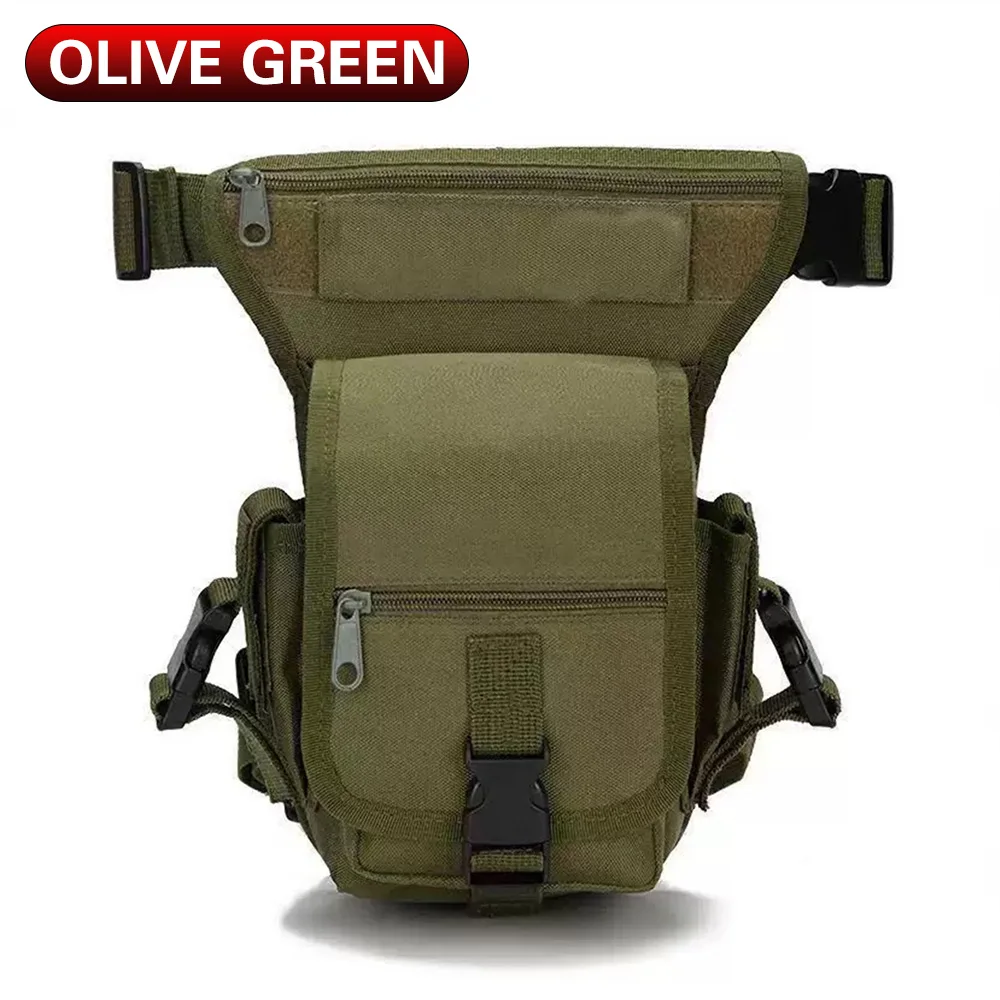 Portable Tactical Waist & Leg Pack Multi‑Layer Storage Bag for Outdoor Cycling Fishing Hiking Emergency Security Gea