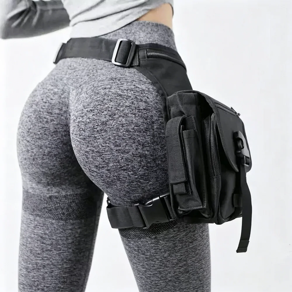 Portable Tactical Waist & Leg Pack Multi‑Layer Storage Bag for Outdoor Cycling Fishing Hiking Emergency Security Gea
