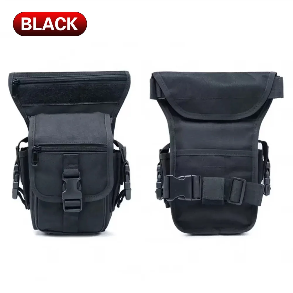 Portable Tactical Waist & Leg Pack Multi‑Layer Storage Bag for Outdoor Cycling Fishing Hiking Emergency Security Gea