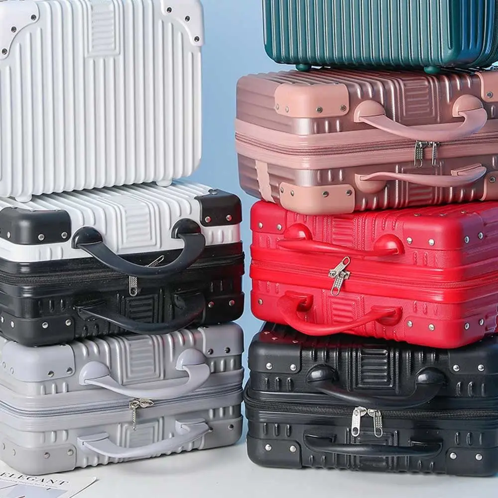Hot Sales 14 inch Travel Suitcase Hand Mini Cosmetic Box Organizer Luggage Boarding Case For Women Travel Tote