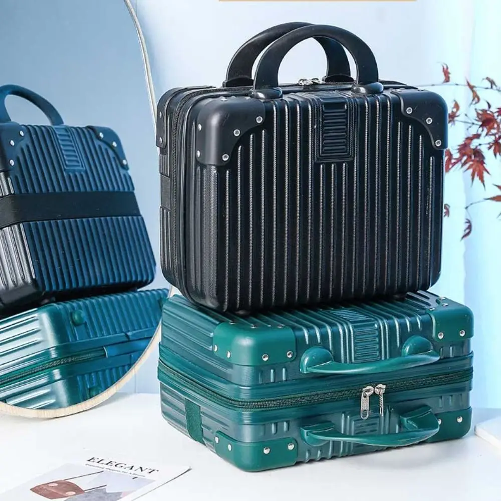 Hot Sales 14 inch Travel Suitcase Hand Mini Cosmetic Box Organizer Luggage Boarding Case For Women Travel Tote
