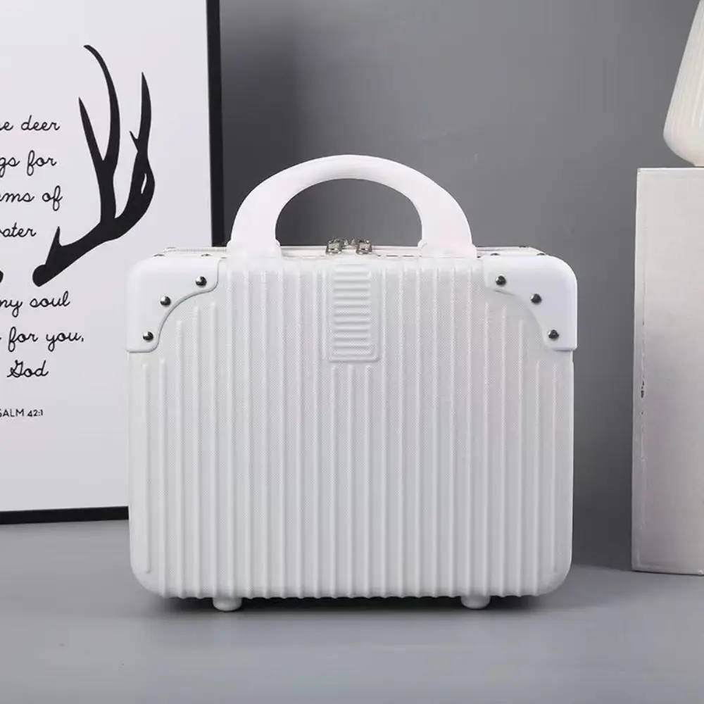 Hot Sales 14 inch Travel Suitcase Hand Mini Cosmetic Box Organizer Luggage Boarding Case For Women Travel Tote