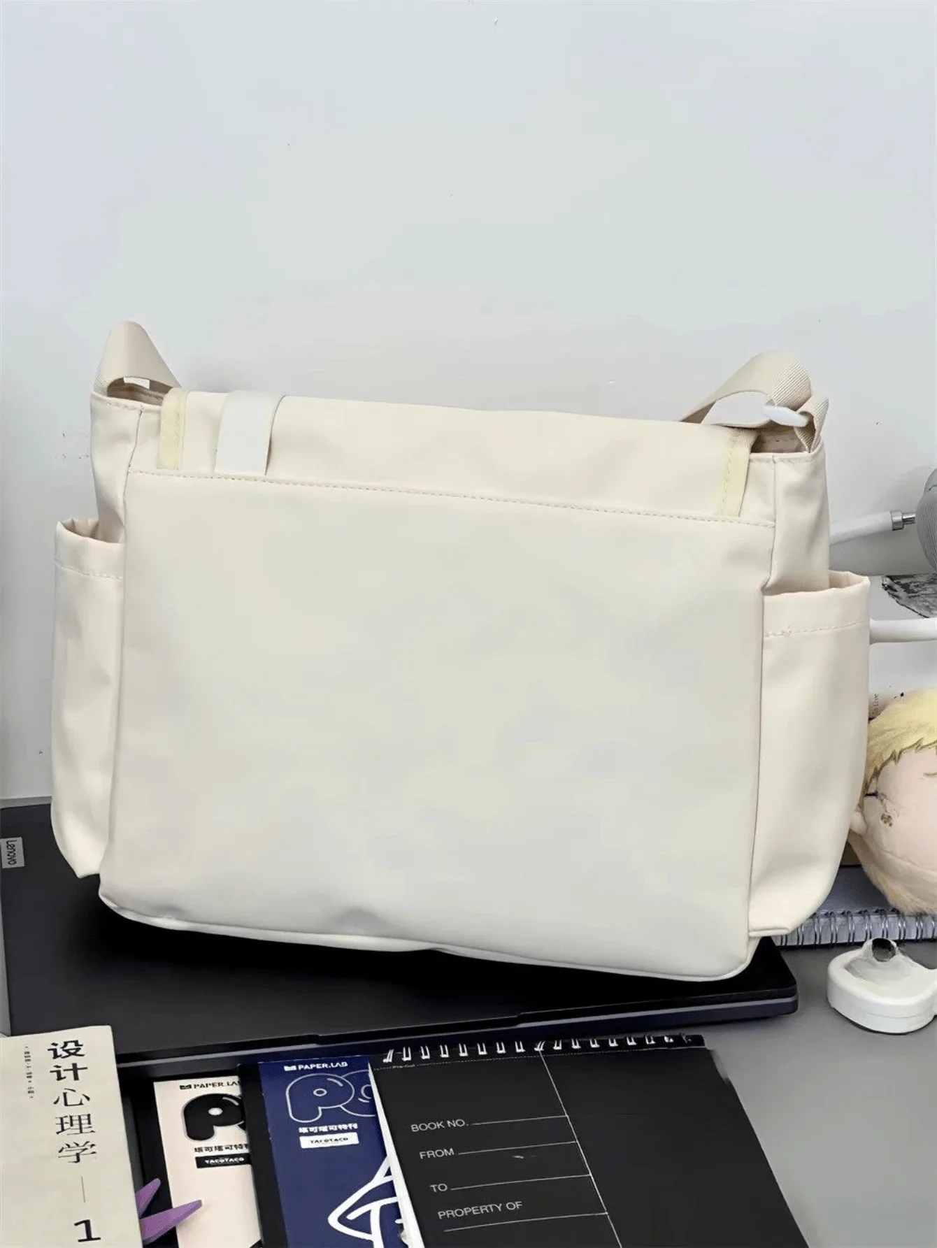 Japanese Transparent Crossbody Bag Harajuku-Style Girlish Satchel Charming DIY Badge Display Panel Fashionable Shoulder Bag