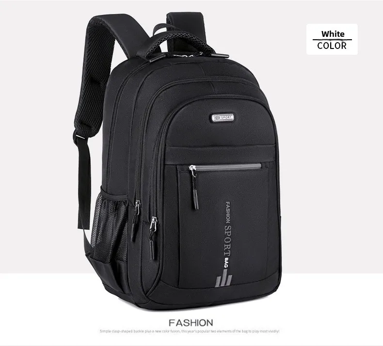 Durable Mens Oxford Business Laptop Backpack Waterproof Computer Bag for Work Travel Backpack High School Daypack