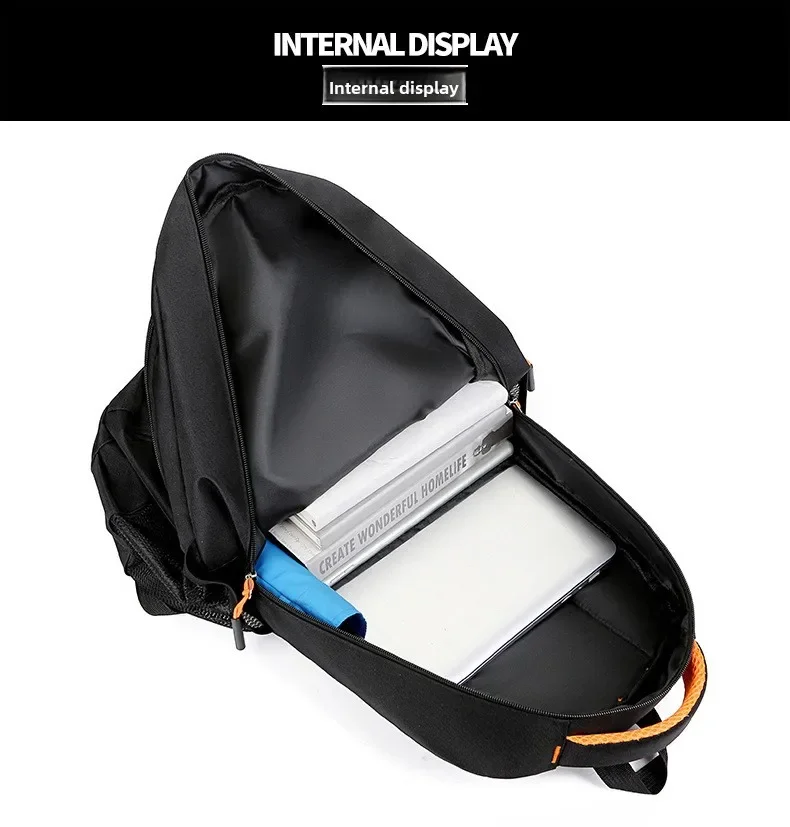 Durable Mens Oxford Business Laptop Backpack Waterproof Computer Bag for Work Travel Backpack High School Daypack