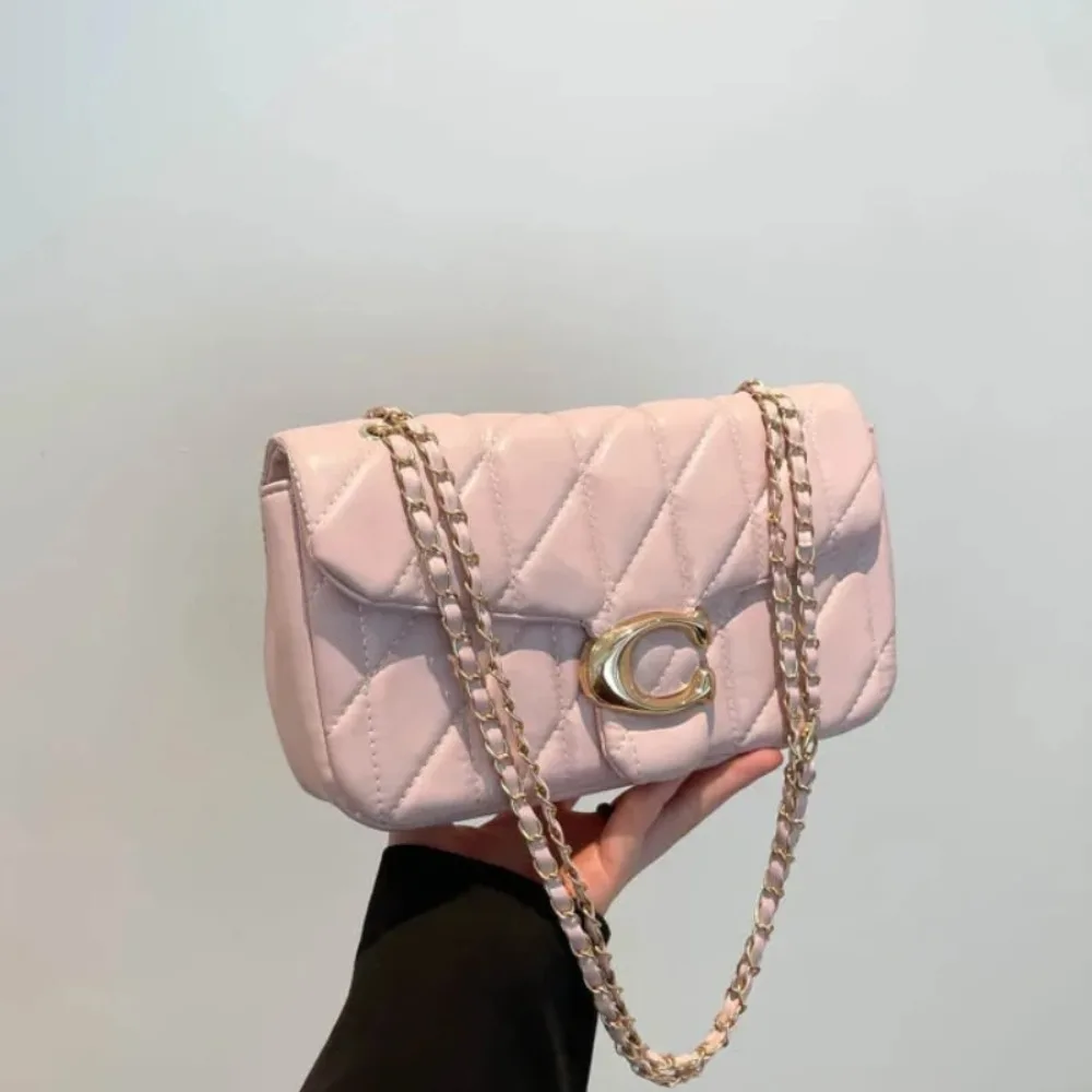 2025Small Fragrant Wind Bag Handbag Rhombic Chain Bag 2026 New One-shoulder Messenger Bag Joker High Sense Small Square Bag Tide