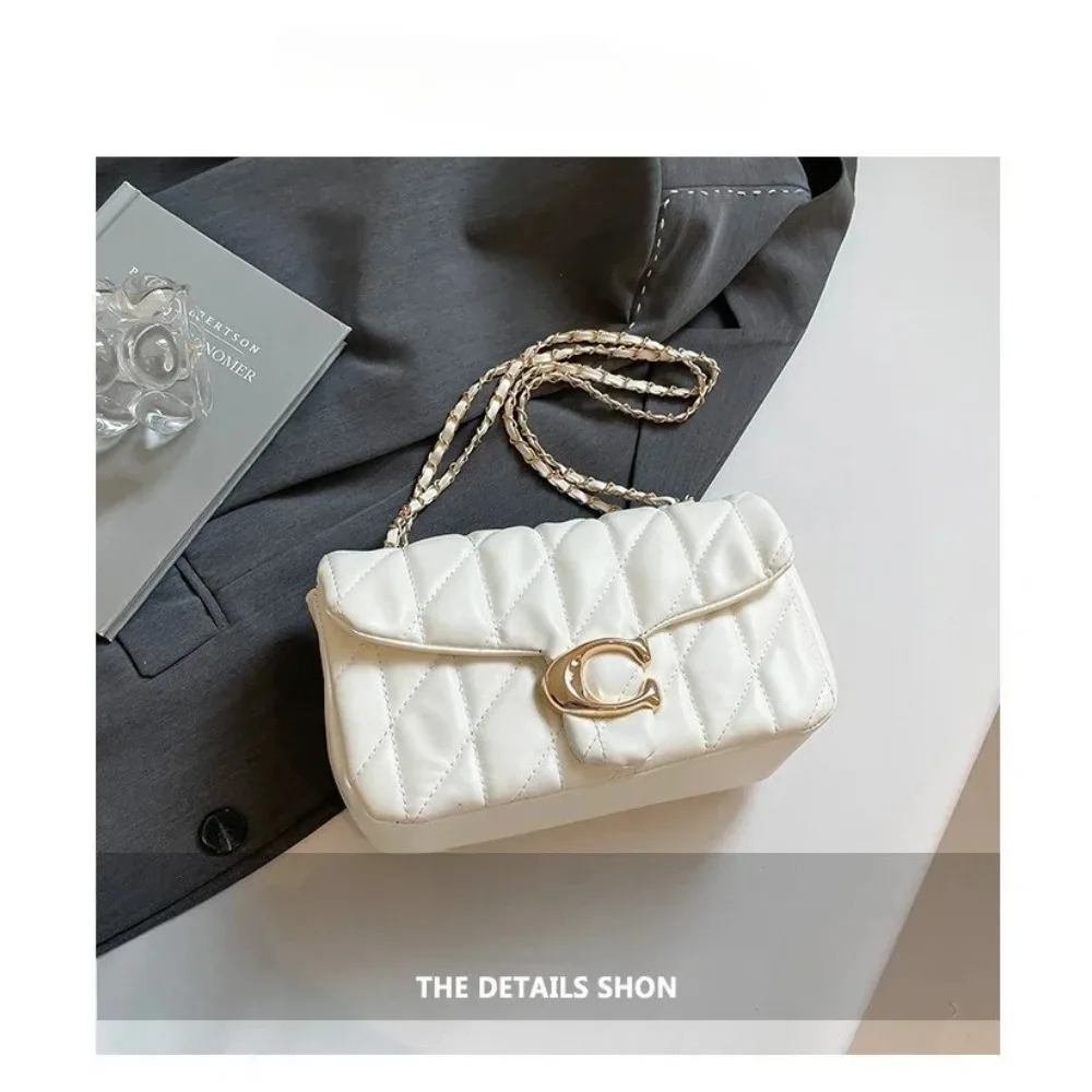 2025Small Fragrant Wind Bag Handbag Rhombic Chain Bag 2026 New One-shoulder Messenger Bag Joker High Sense Small Square Bag Tide