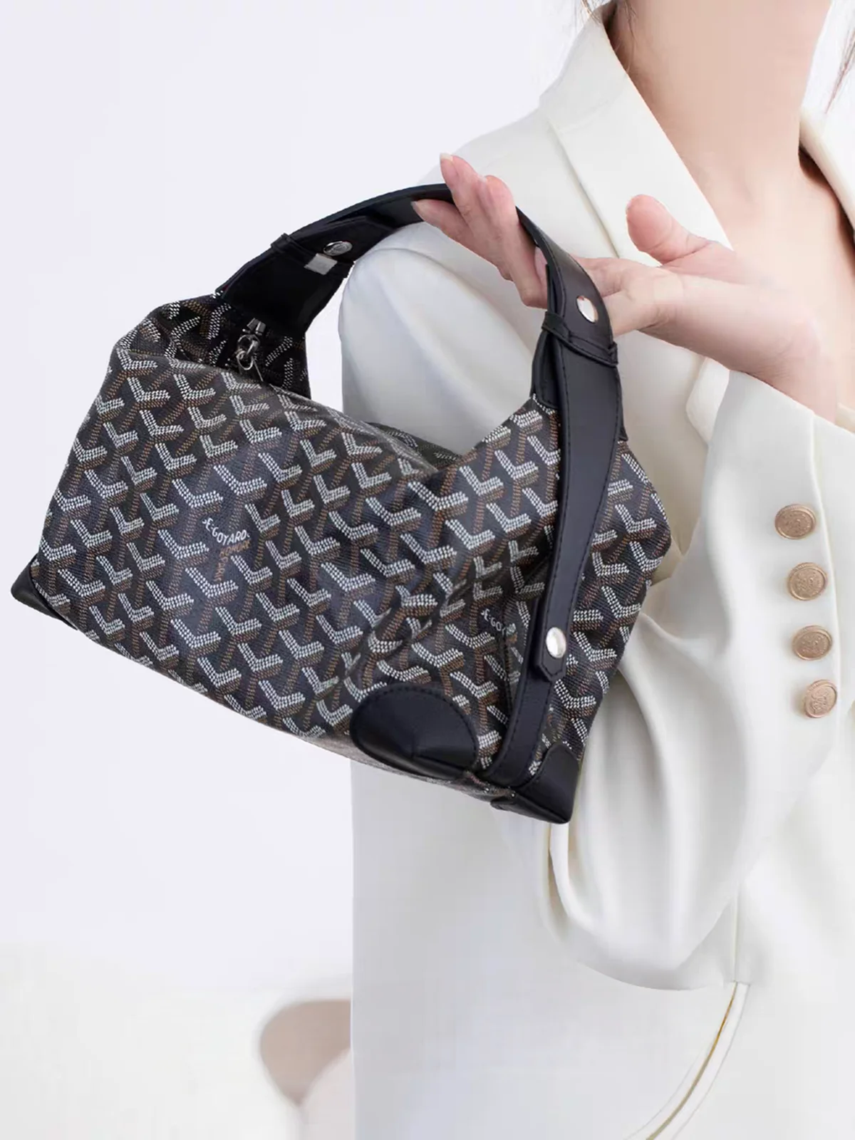 Bag Extended Shoulder Strap for Goyard Bowling 25 Toiletries Bag Handle Shoulder Replacement Strap Bag Modification Accessories