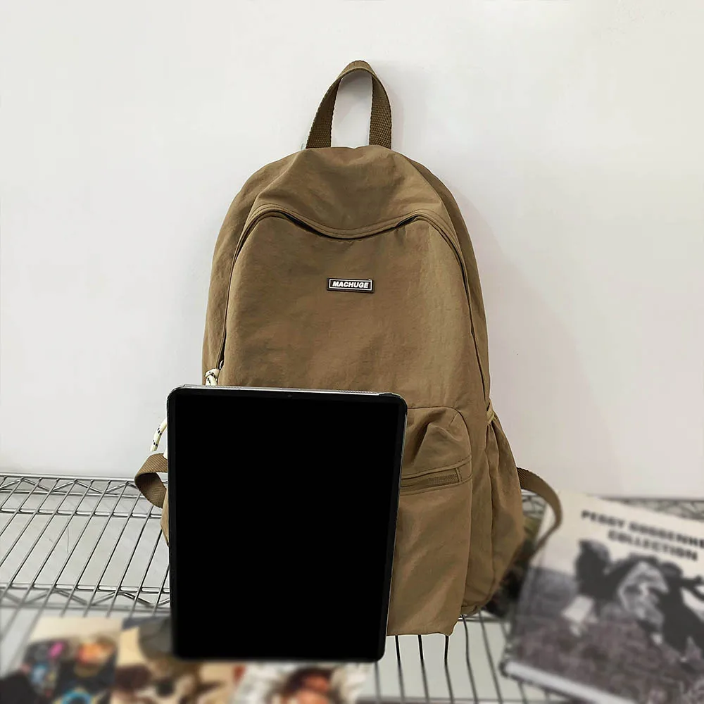 2025 New Foldable Backpack for Women, Large Capacity Backpack, Simple Korean Version Computer Backpack