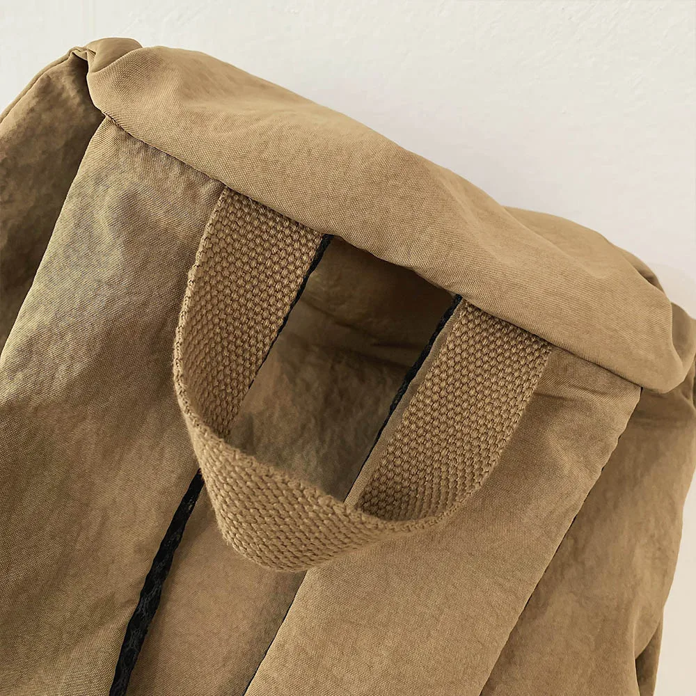 2025 New Foldable Backpack for Women, Large Capacity Backpack, Simple Korean Version Computer Backpack