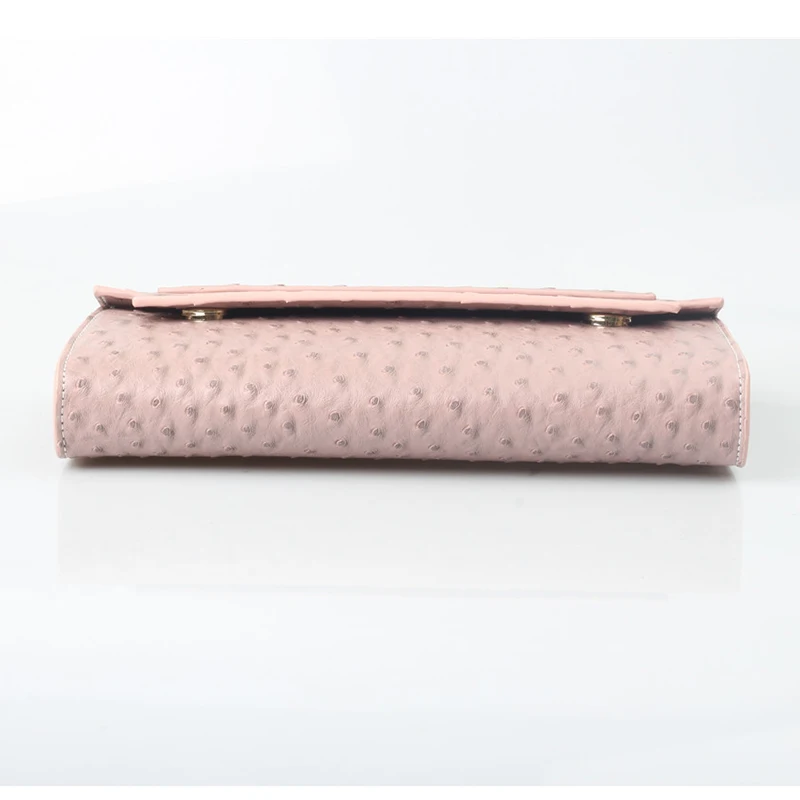 XMESSUN Customized Ostrich Pattern Long Clutch Bag PU Leather Party Tote Bag High Quality Designer Handbags Ins Trendy Bag