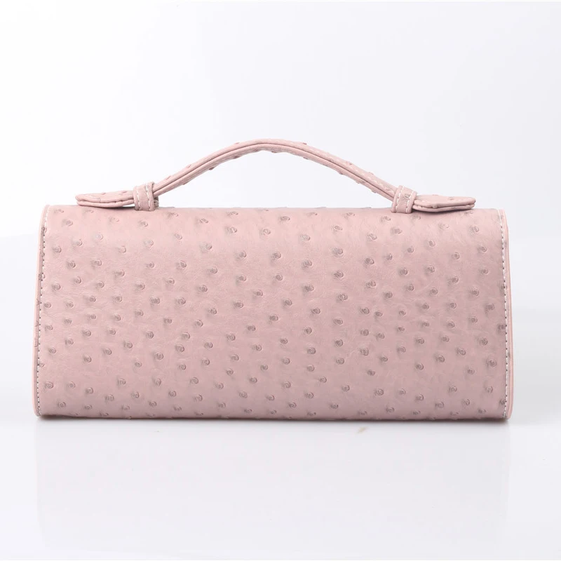 XMESSUN Customized Ostrich Pattern Long Clutch Bag PU Leather Party Tote Bag High Quality Designer Handbags Ins Trendy Bag