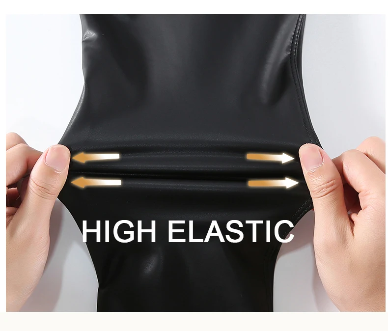 BIVIGAOS Women Spring Autumn Fleece Matte PU Leather Pants Leggings Elastic Slim Skinny Leggings Windproof Warm Sexy Legging