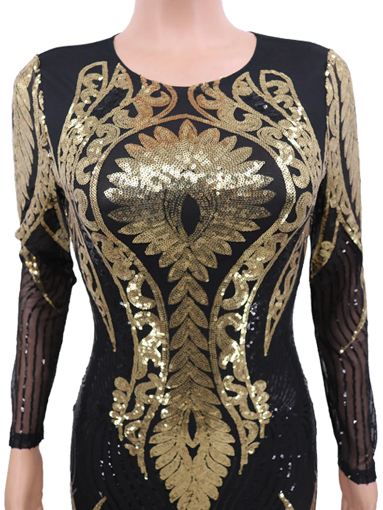 Sexy Long Sleeve Sequin Bodycon Jumpsuit Women Body Bodysuit One Piece Birthday Party Nightclub Outfits Womens Jumpsuits Overall