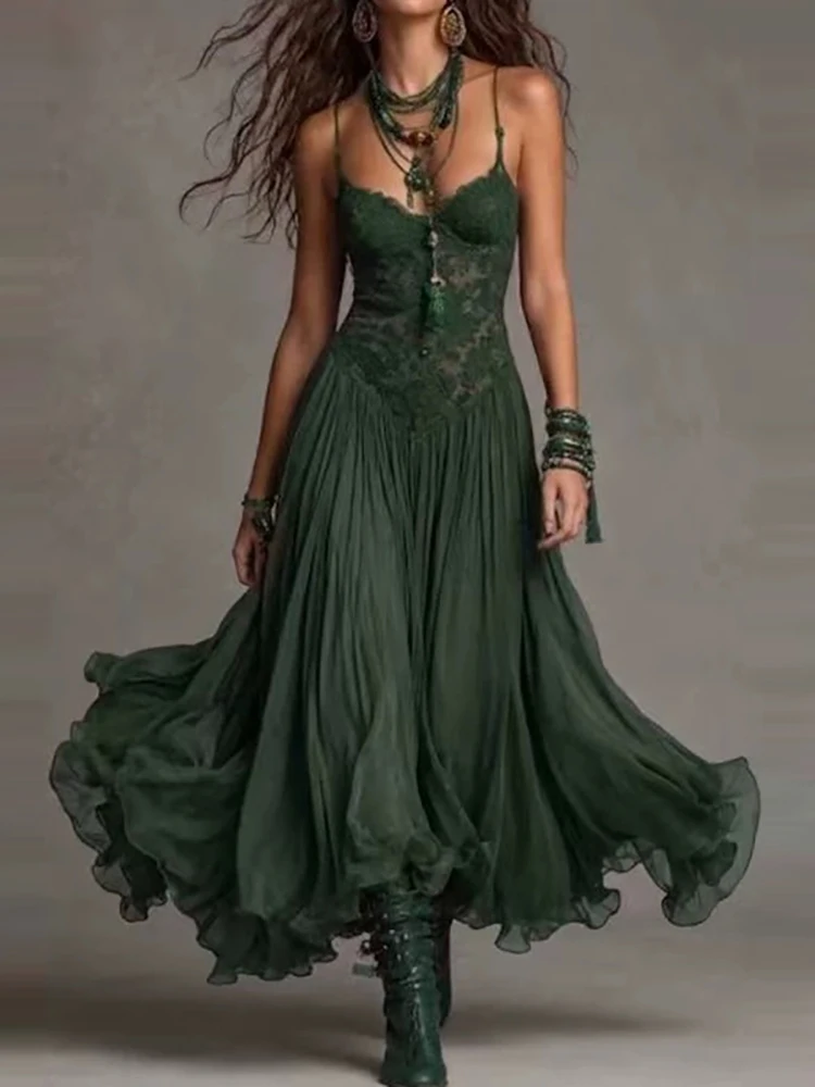 Women Summer Strapless Sleeveless Solid Party Dress Lace Patchwork Backless Holiday Elegant Ladies Dress Streetwear Dropshipping