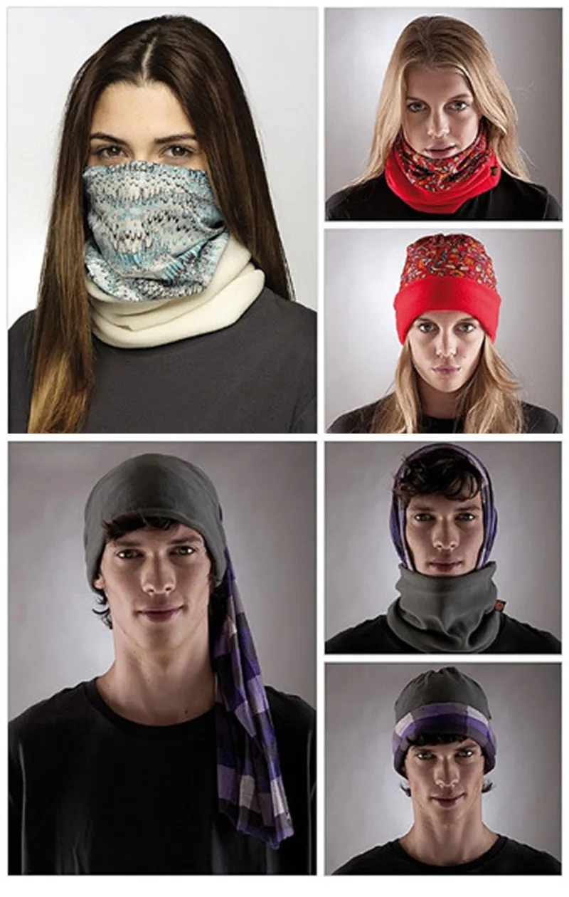 New Fashion Winter Fleece Warm Magic Neck Bandana Scarf Headband Skull Unisex Scarf Multi Functional Seamless Tubular Tube