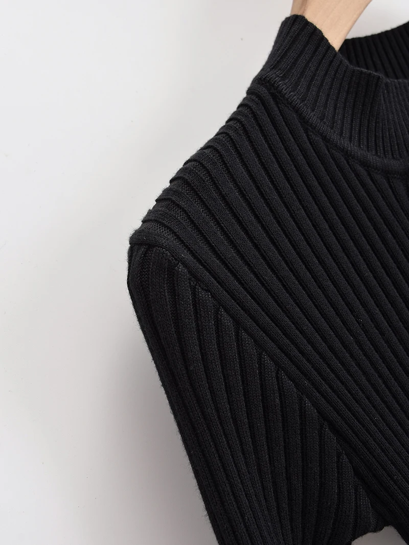 Long sleeve dresses for women 2024 fall fashion korean sexy midi dress knit bodycon dress v neck vintage sweater dresses black