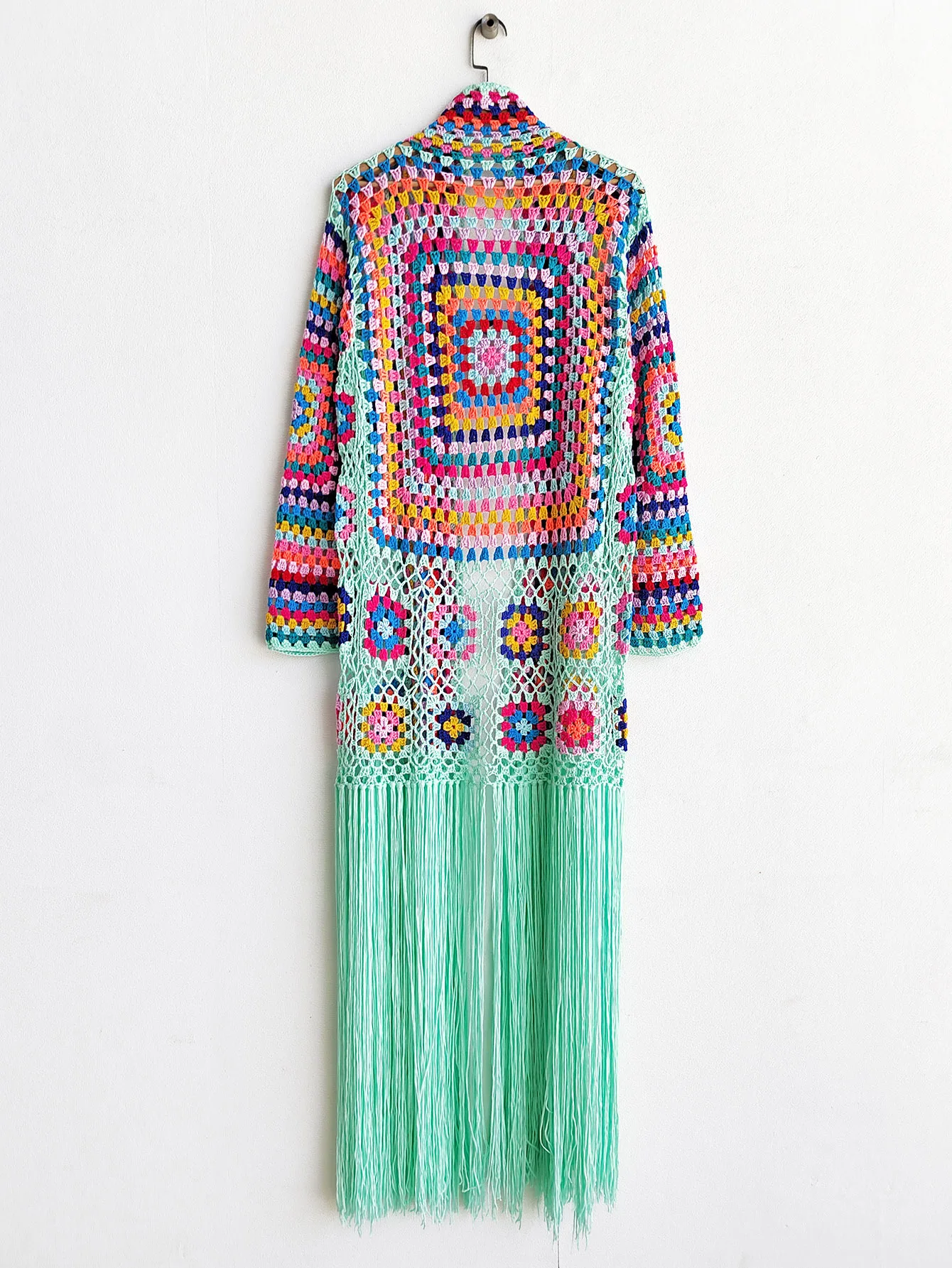 TIYIHAILEY-Women's Cotton Coat, Loose Outerwear, Long Sleeve, Maxi, Hand Made, National Sweaters, Tassels, Fashion, 2025 New