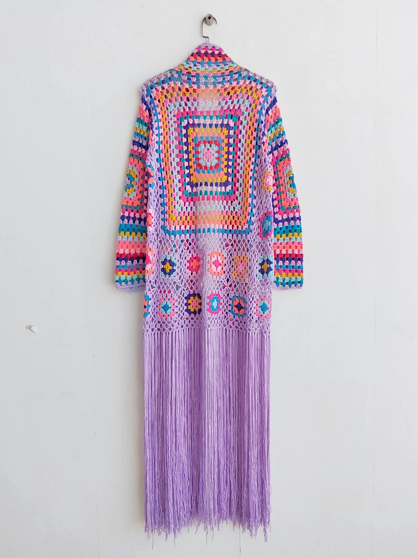 TIYIHAILEY-Women's Cotton Coat, Loose Outerwear, Long Sleeve, Maxi, Hand Made, National Sweaters, Tassels, Fashion, 2025 New