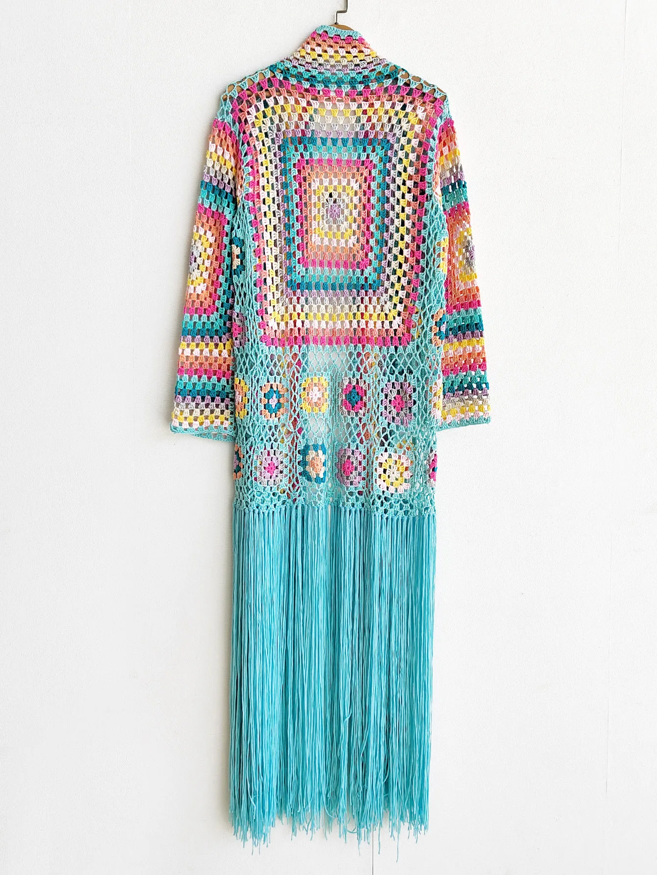 TIYIHAILEY-Women's Cotton Coat, Loose Outerwear, Long Sleeve, Maxi, Hand Made, National Sweaters, Tassels, Fashion, 2025 New