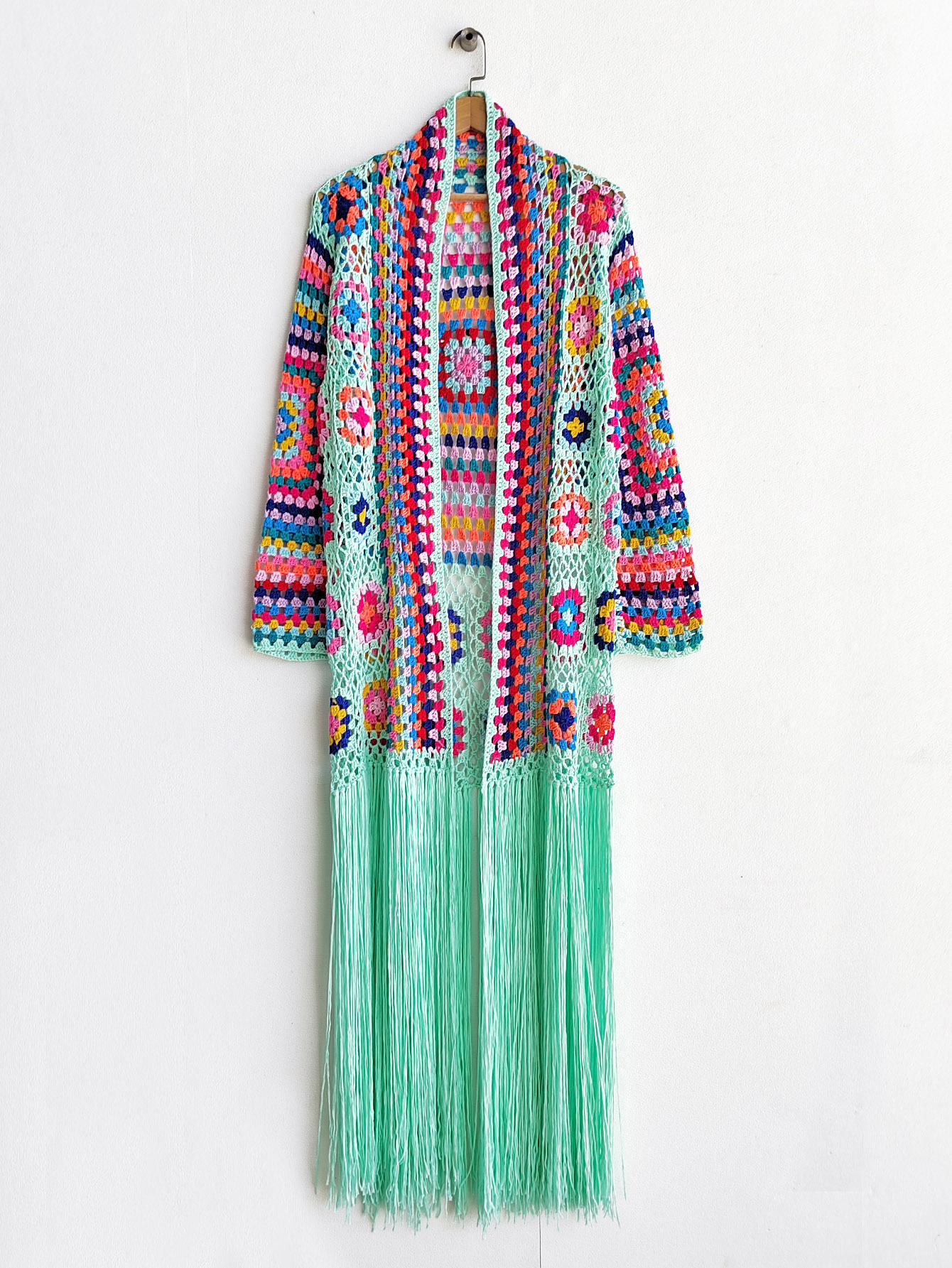 TIYIHAILEY-Women's Cotton Coat, Loose Outerwear, Long Sleeve, Maxi, Hand Made, National Sweaters, Tassels, Fashion, 2025 New