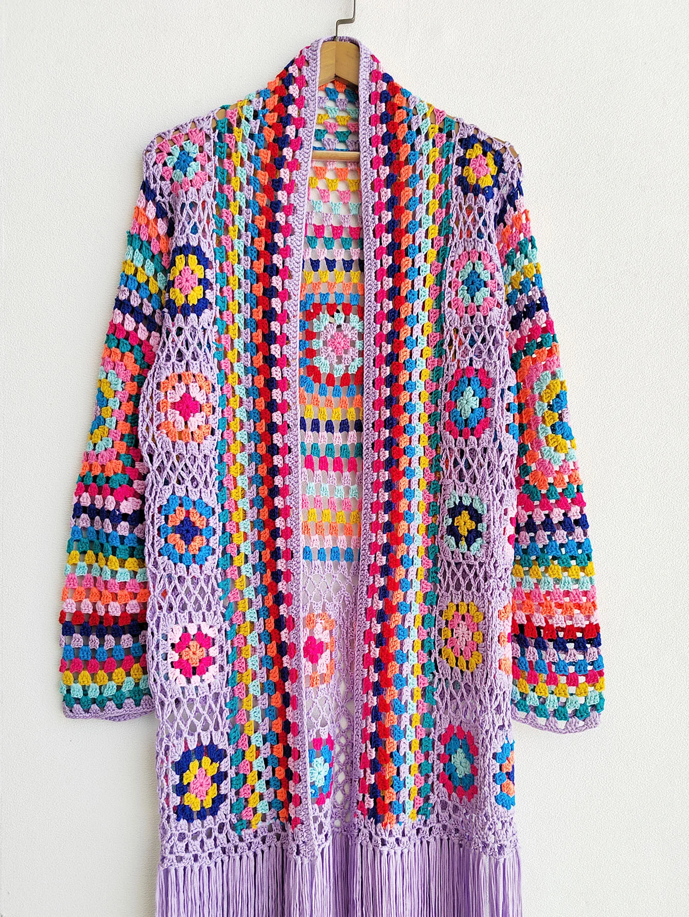 TIYIHAILEY-Women's Cotton Coat, Loose Outerwear, Long Sleeve, Maxi, Hand Made, National Sweaters, Tassels, Fashion, 2025 New