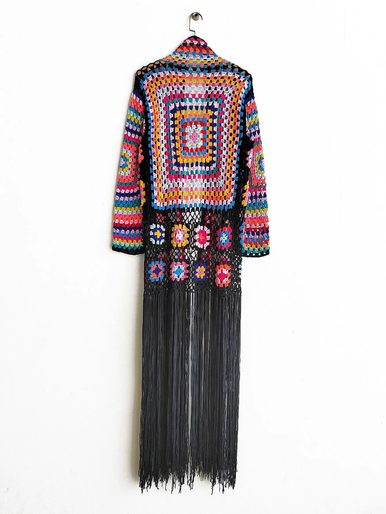 TIYIHAILEY-Women's Cotton Coat, Loose Outerwear, Long Sleeve, Maxi, Hand Made, National Sweaters, Tassels, Fashion, 2025 New