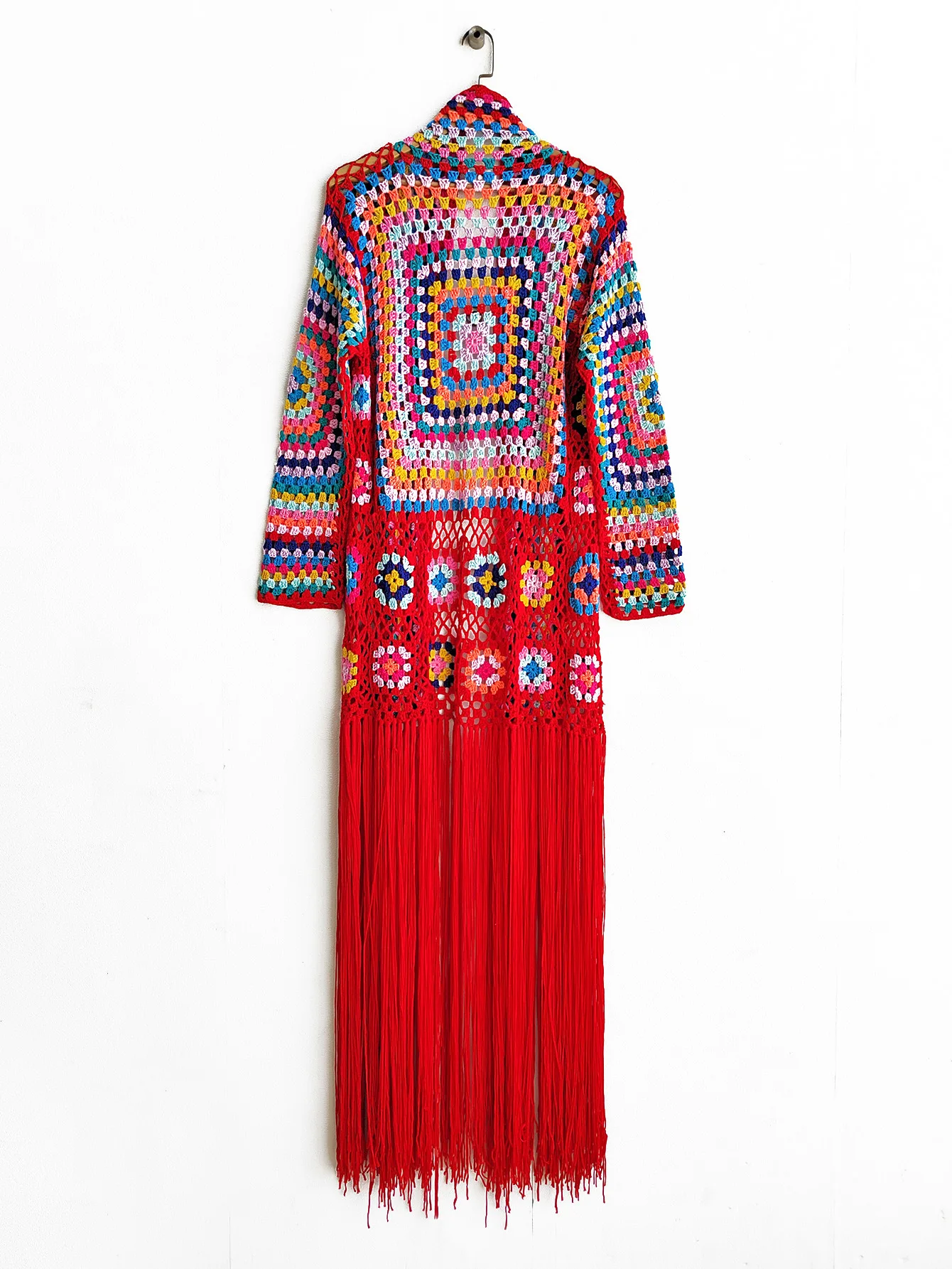 TIYIHAILEY-Women's Cotton Coat, Loose Outerwear, Long Sleeve, Maxi, Hand Made, National Sweaters, Tassels, Fashion, 2025 New