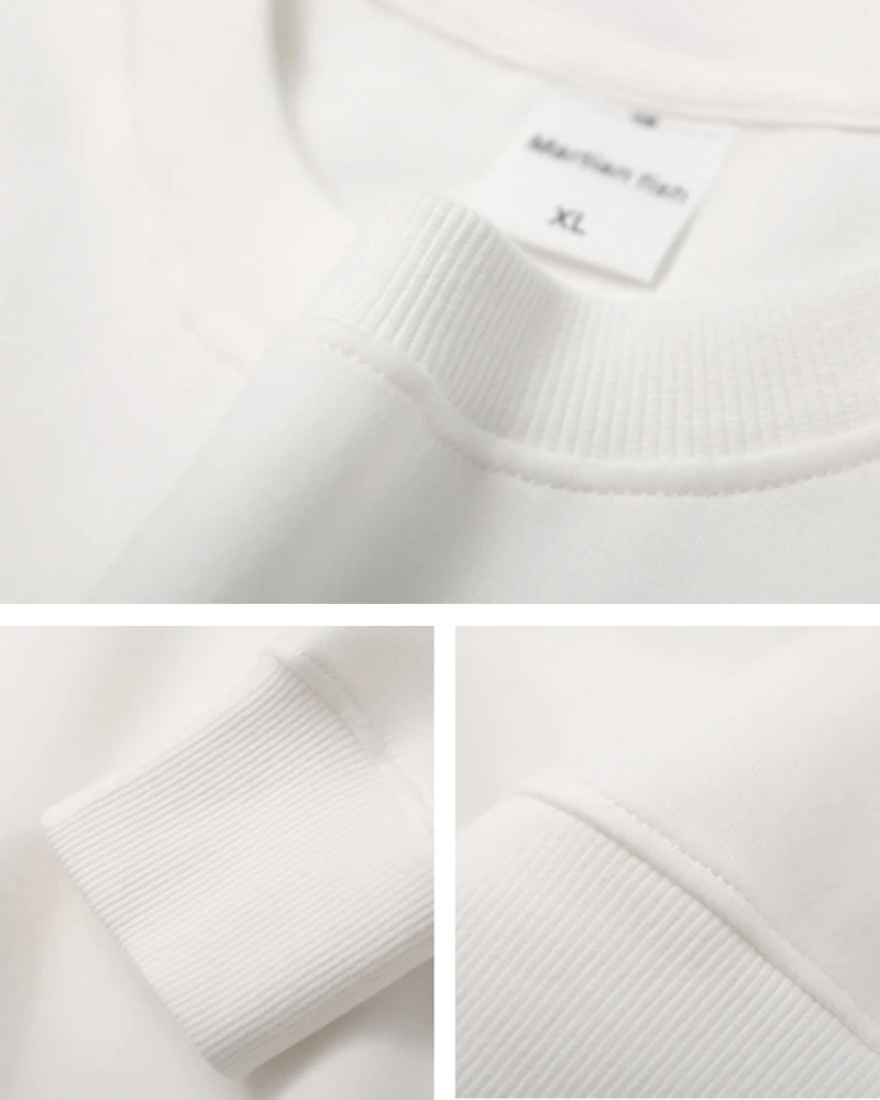 Hirsionsan Letter Print Women Sweatshirt 35% Cotton Soft Basic Loose Female Pullovers Korean Hoodies 2023 AutumnNew Y2k Fleece