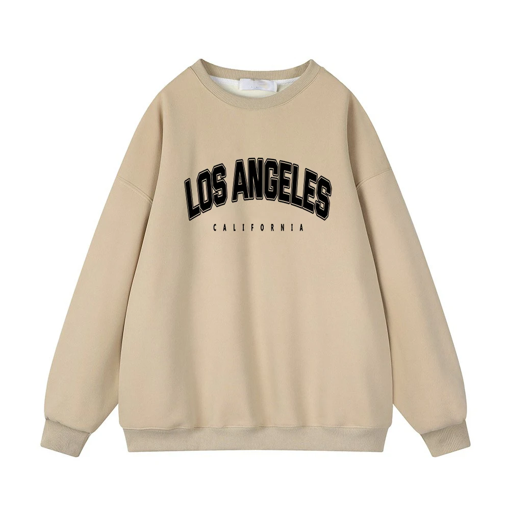 Hirsionsan Letter Print Women Sweatshirt 35% Cotton Soft Basic Loose Female Pullovers Korean Hoodies 2023 AutumnNew Y2k Fleece