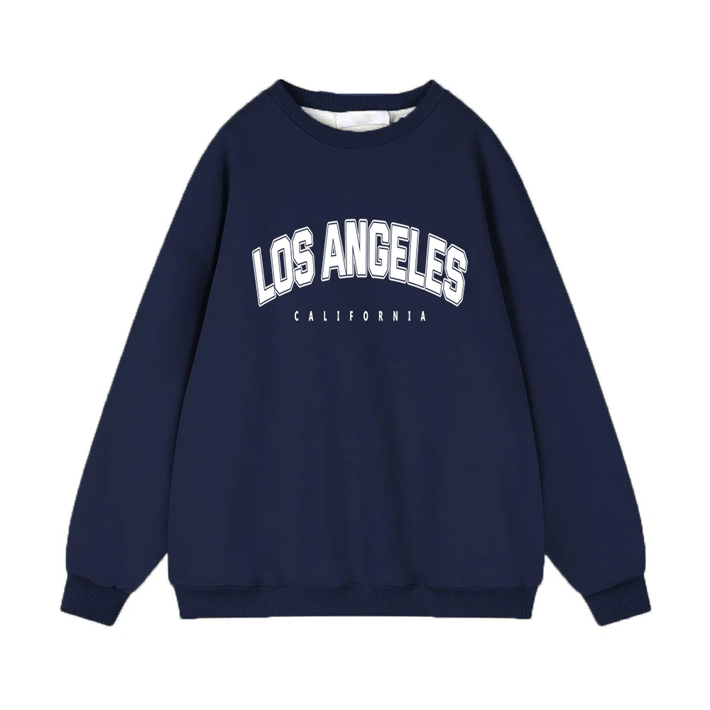 Hirsionsan Letter Print Women Sweatshirt 35% Cotton Soft Basic Loose Female Pullovers Korean Hoodies 2023 AutumnNew Y2k Fleece