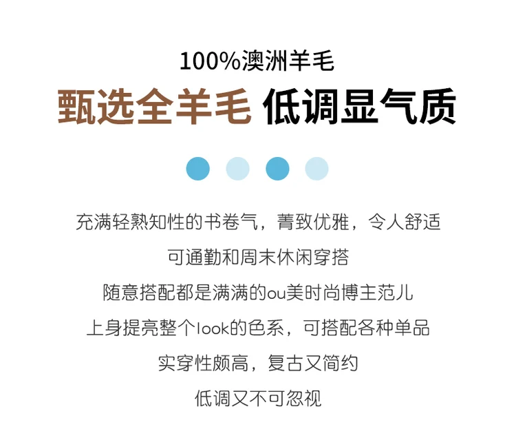 Women 100% Merino Wool Chinese Style Buckle Sweater Half-high Collar Knitted Basic Pullover Autumn Winter Thickening Soft Top